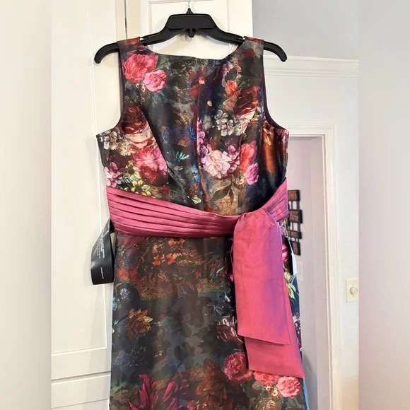 new Kay Unger Nicoletta gown in Mulberry multi combo
